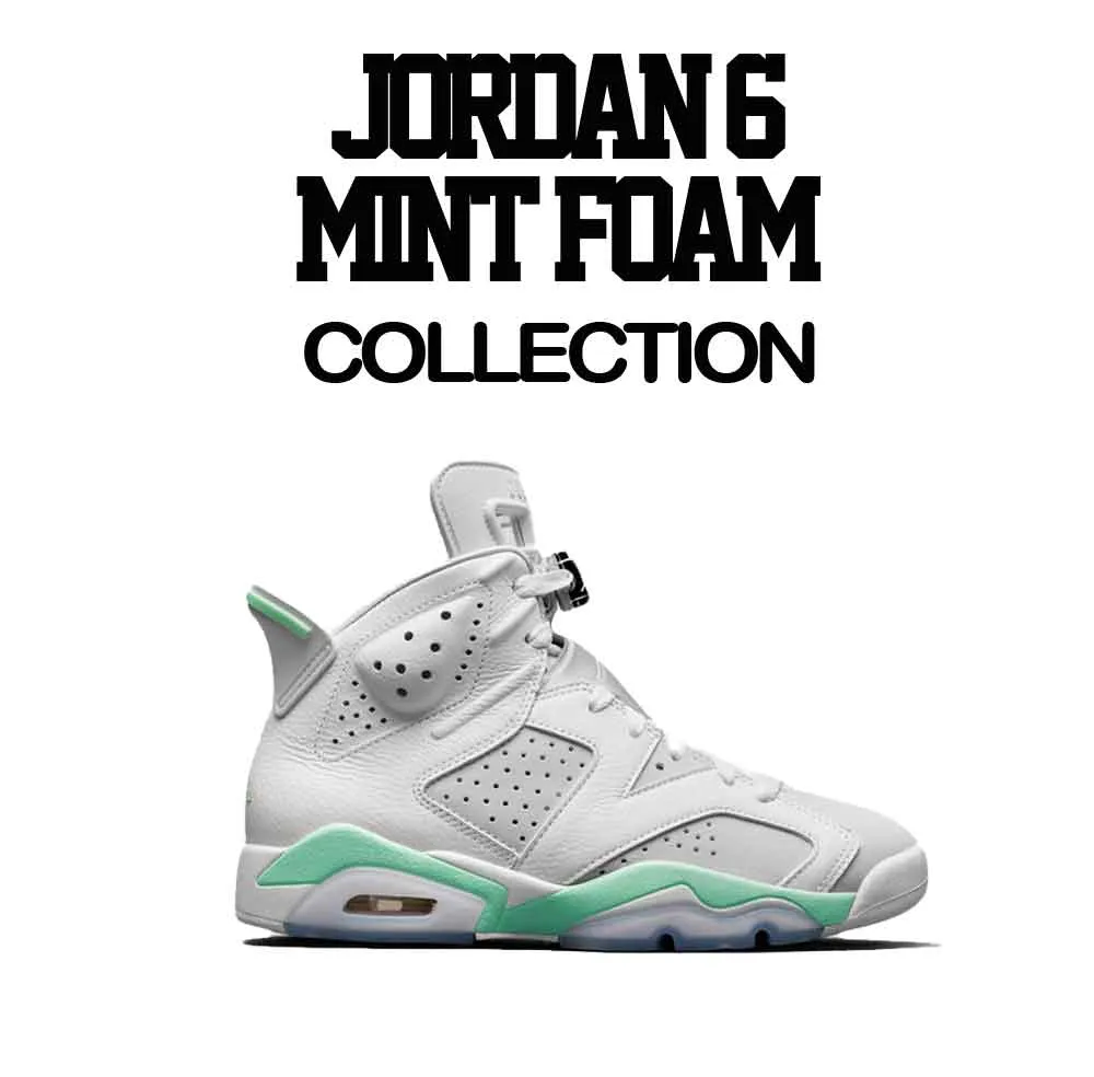 Retro 6 Mint Foam ST Logo Shirt