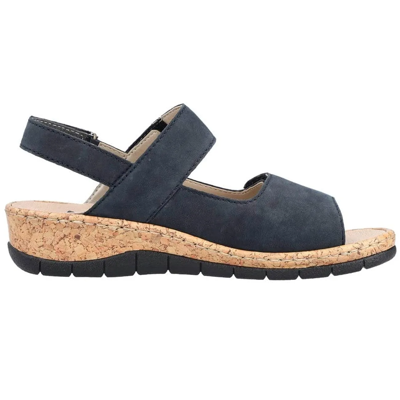 Rieker, Pazifik, Sandal, Leather, Navy