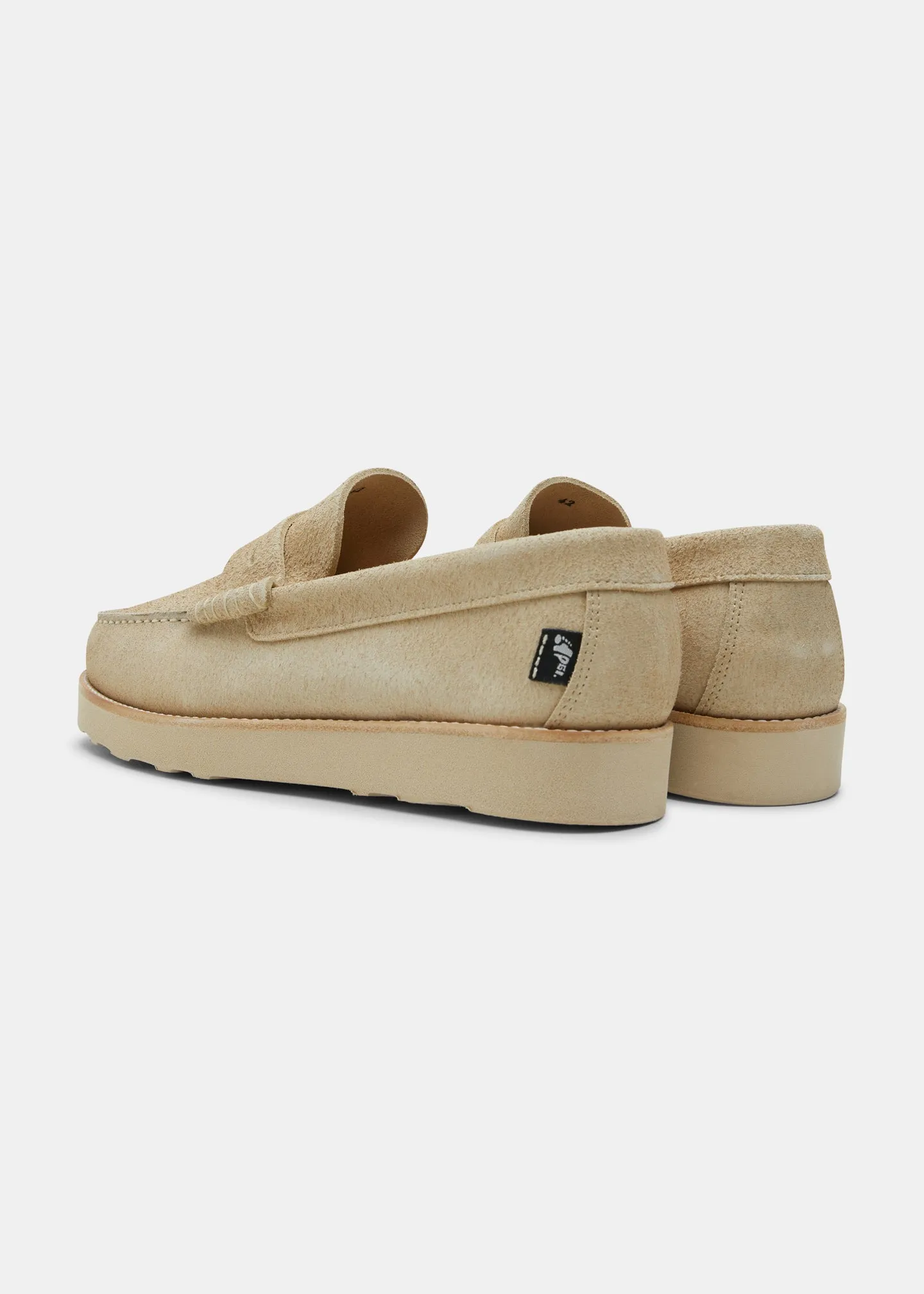 Rudy II Suede Loafer On EVA - Hairy Sand