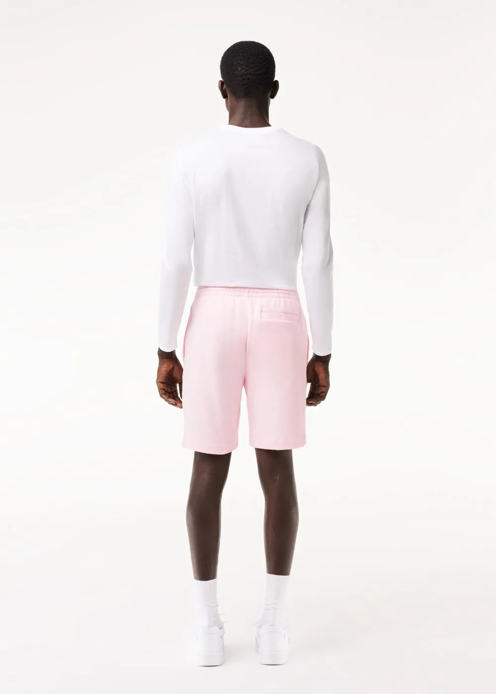 Short Lacoste Lacoste en molleton rose