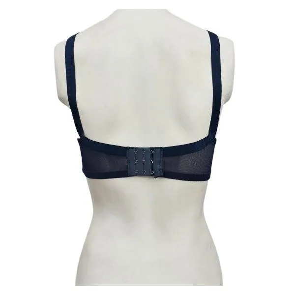 Soft Cup Lining Net Fancy Non Wired Bra For Women