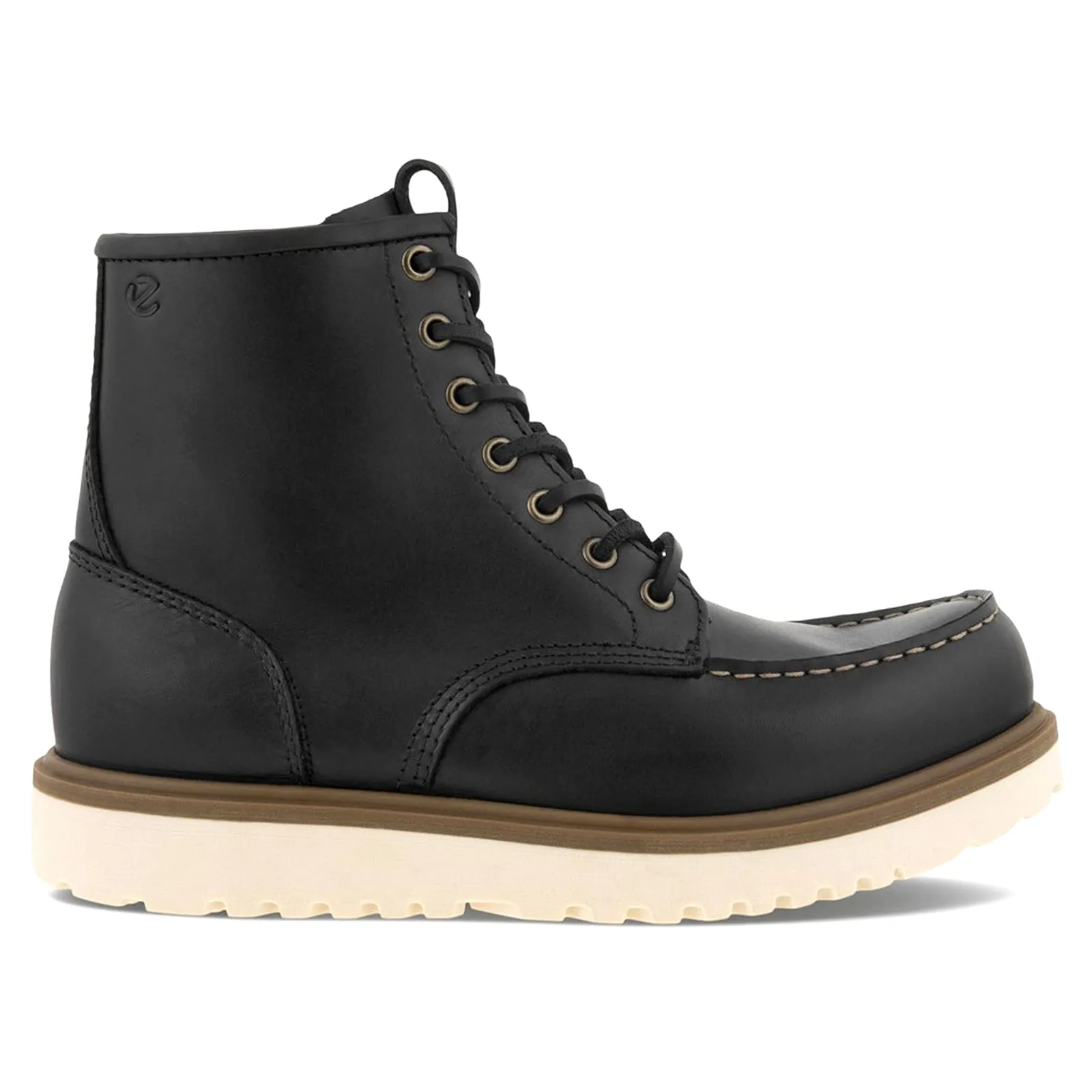 Staker Full Grain Leather Men's Ankle Moc Toe Boots