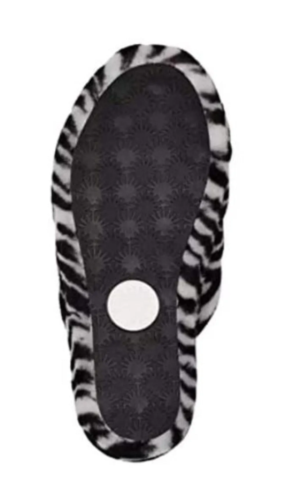 UGG Fluff Yeah Slide Zebra  Women | Black/White