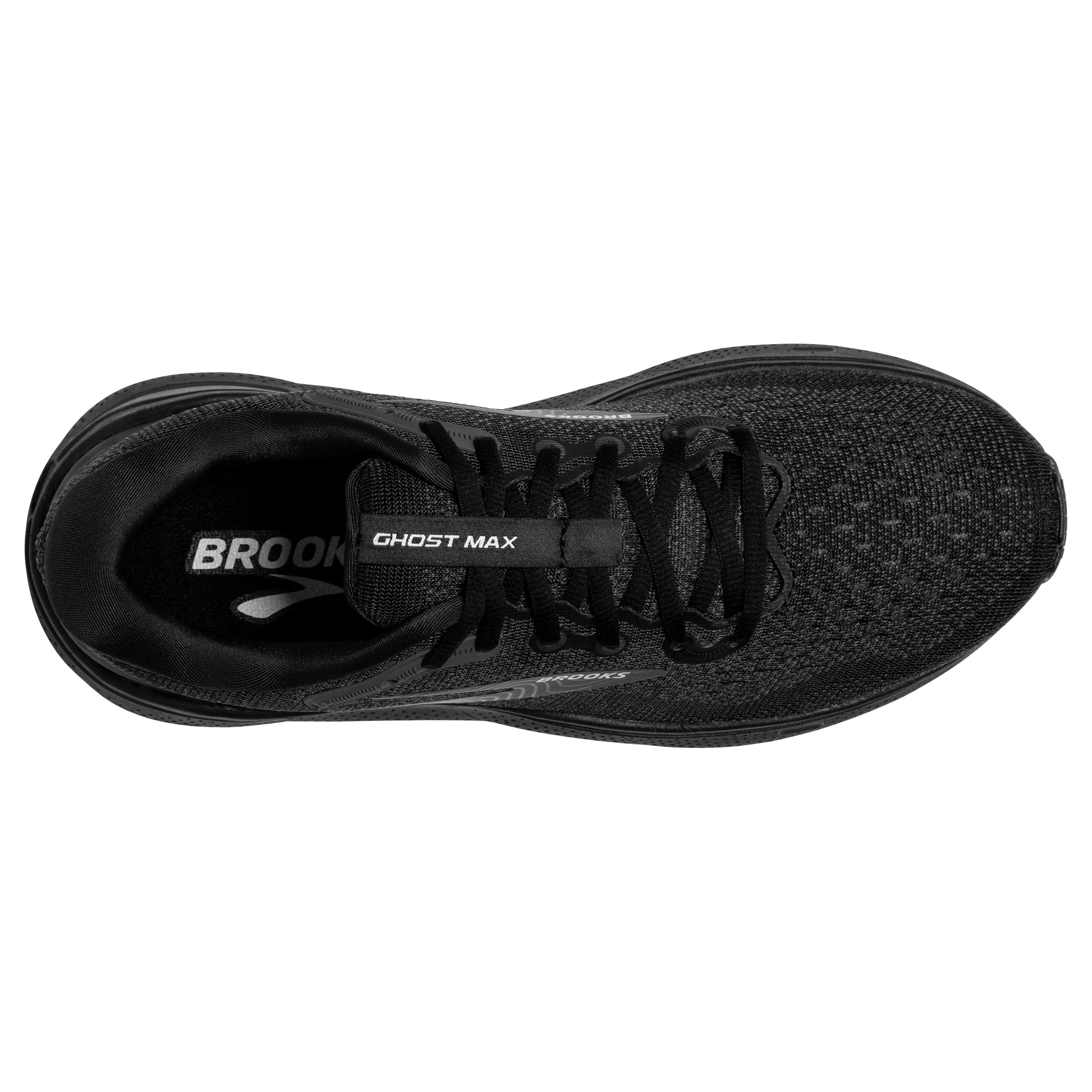 W Brooks Ghost Max Black/Black/Ebony