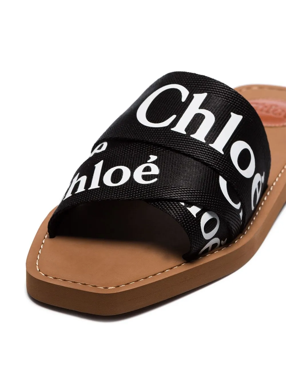 Woody Logo Slide (E), Black