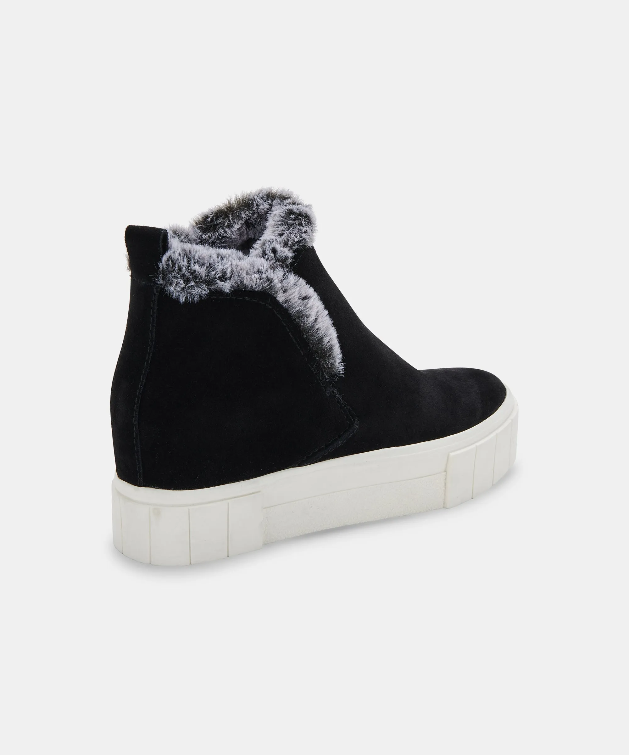 ZALI SNEAKERS BLACK SUEDE - re:vita